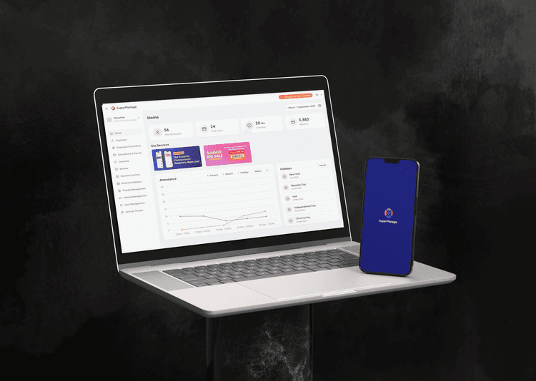 SuperManage Dashboard